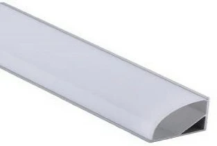 LED Aluminium Profile 16×16mm Corner Anodised — 3 Metre
